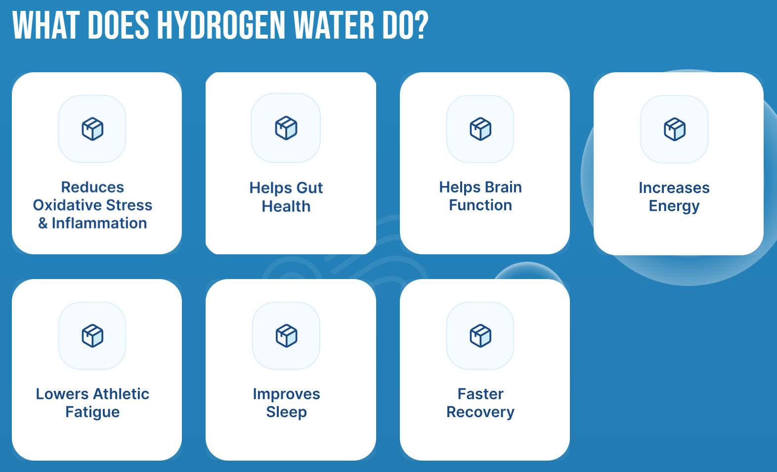 Benefits of Hydrogen Water 