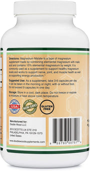 Double Wood Magnesium Malate Use
