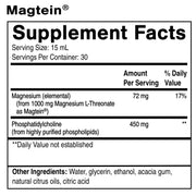 Quicksilver Liposomal Magtein Supplement Facts