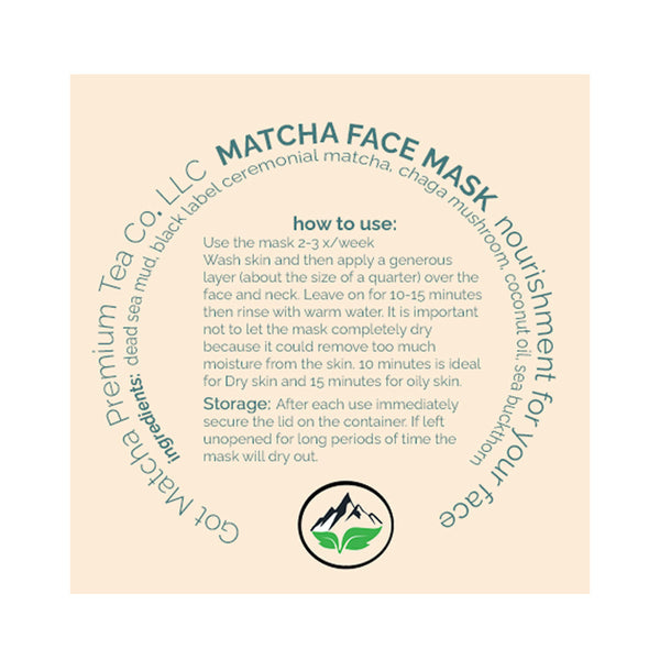 Got Matcha Mud Face Mask