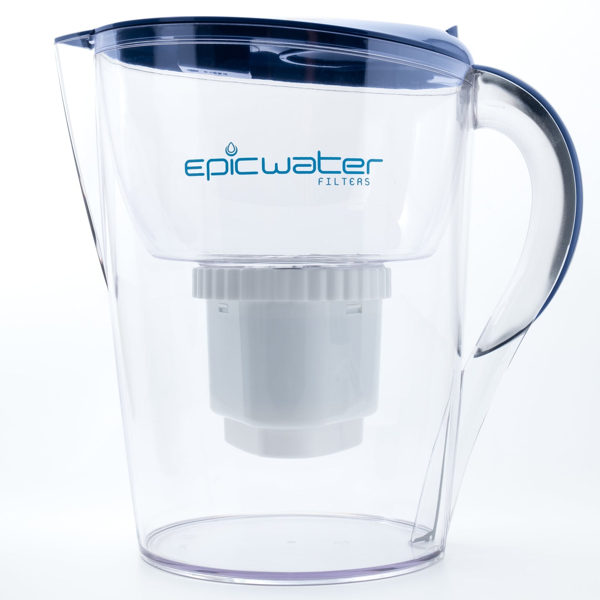 Epic Water Filter Pitcher Navy Lid