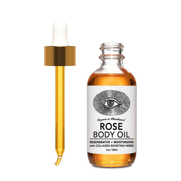 Anima Mundi ROSE Body Oil is Collagen Boosting + Moisturizing