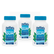 Zellie's Xylitol Gum 100 count - peppermint 3 pack