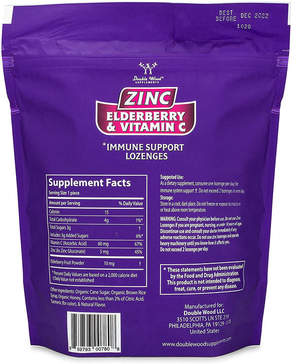 Double Wood - Zinc Lozenges
