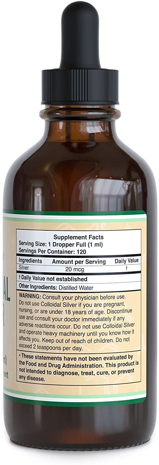 Double Wood - Colloidal Silver facts