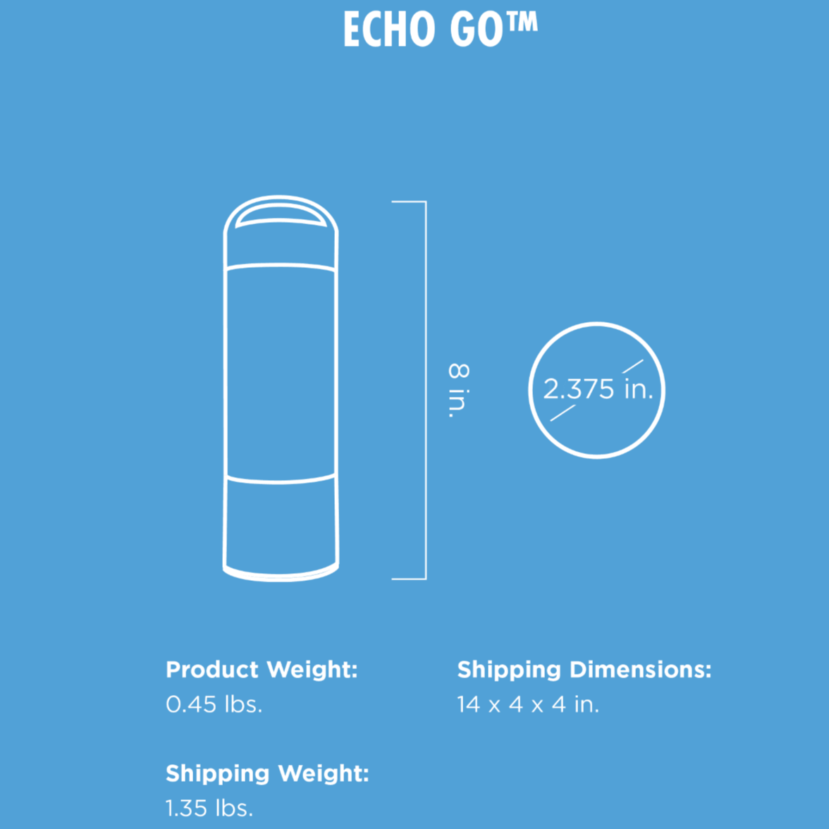 Echo Go Hydrogen Water Bottle Schematic