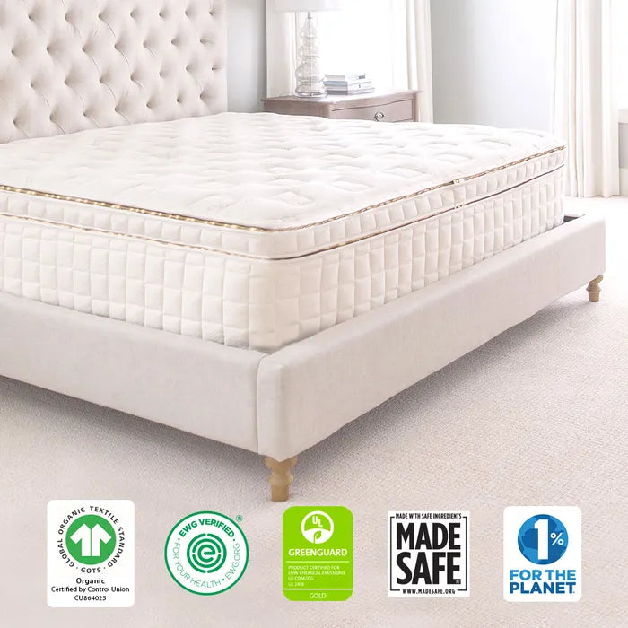 Naturepedic EOS Pillow Top Organic Mattress – Tailored Comfort, Pure Luxury