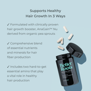 Supports Healthy Hair Growth In 3 Ways - EVOLVh Better Roots RootBoost Complex