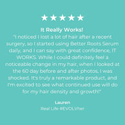 Evolvh Better Roots RootBoost Serum customer review