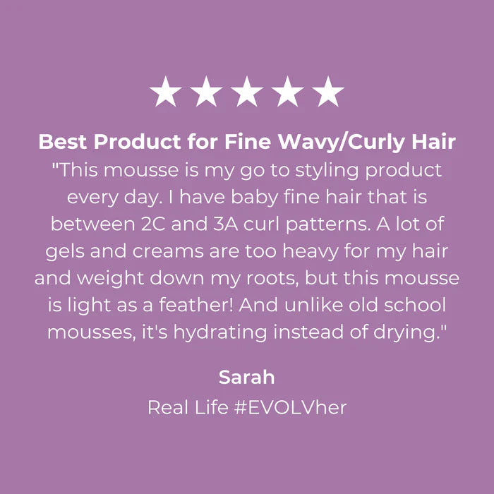 Evolvh InstaVolume Volumizing Mousse Customer Review