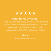 5 Star customer review of EVOLVh SmartColor Shampoo & Conditioner Duo