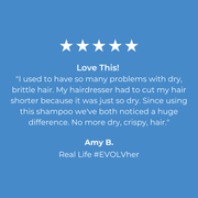 5 Star review of EVOLVh SmartCurl Shampoo & Conditioner Duo