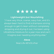Evolvh UltraShine Moisture Shampoo Customer Review