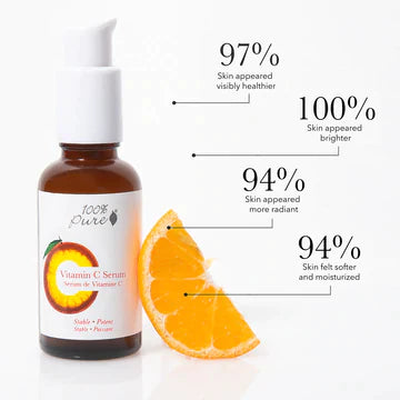 100% Pure - Vitamin C Serum for Skin Percentage
