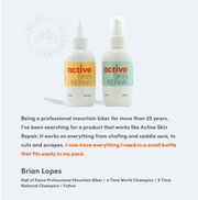 Active Skin Repair Spray and Hydrogel Bundle Review by a mountain biker