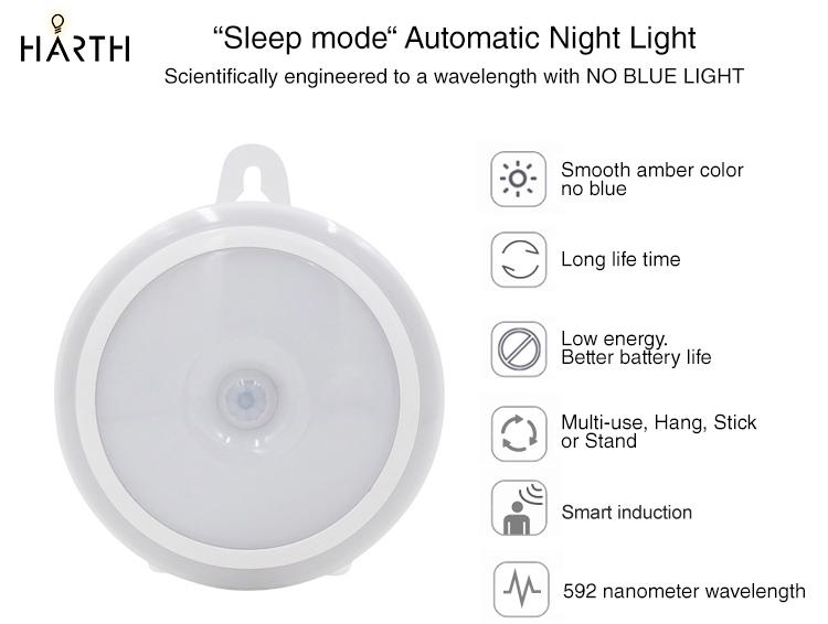 Sleep Mode Motion Light No Blue Light