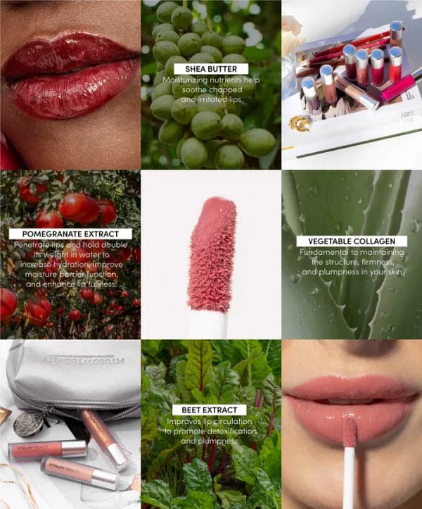 Lip Serum Fitglow Beauty Plant-Based Ingredients