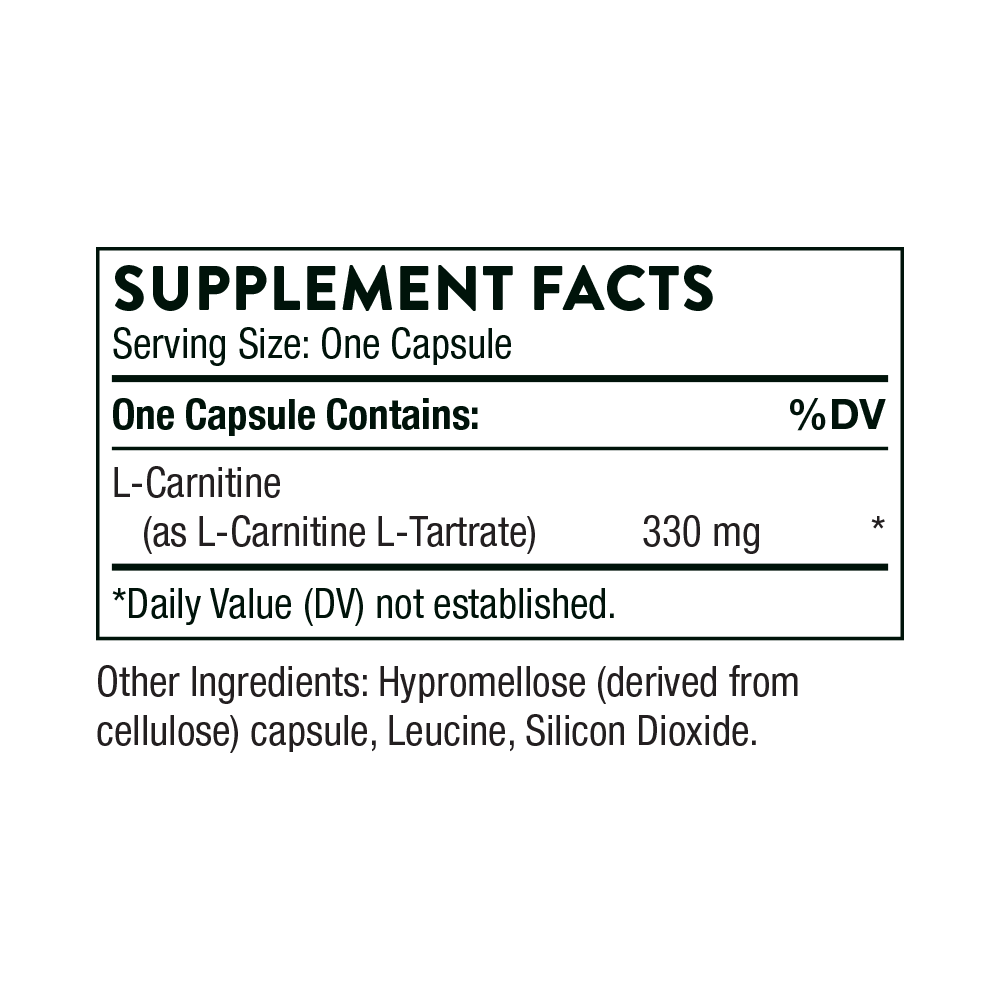 Thorne - L-Carnitine Facts