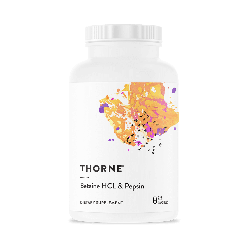 Thorne - Betaine HCL & Pepsin (225's)