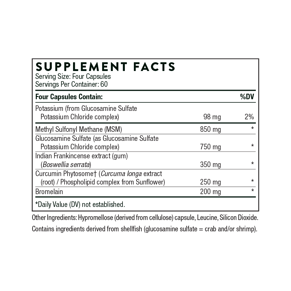 Joint Support Nutrients (formerly AR-Encap) facts
